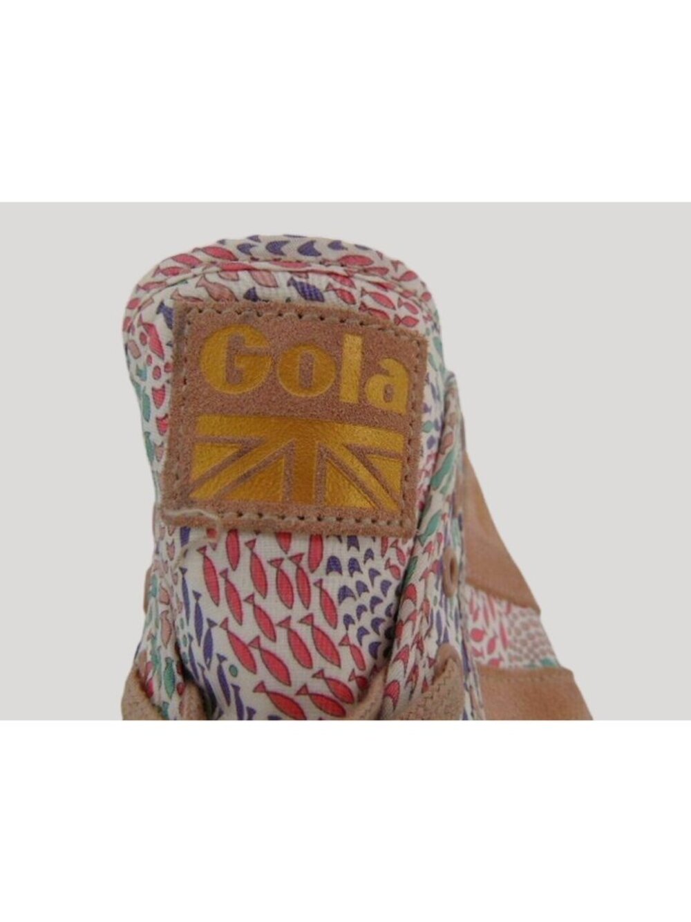 Sold------Gola x Liberty Fish Print Sneakers US 10 EUR 41 Coasters Fabric Upper - Picture 11 of 14